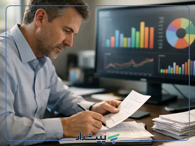 مغایرت حساب بانکی با دفاتر حسابداری موسسه مالی و حسابداری پیشداد